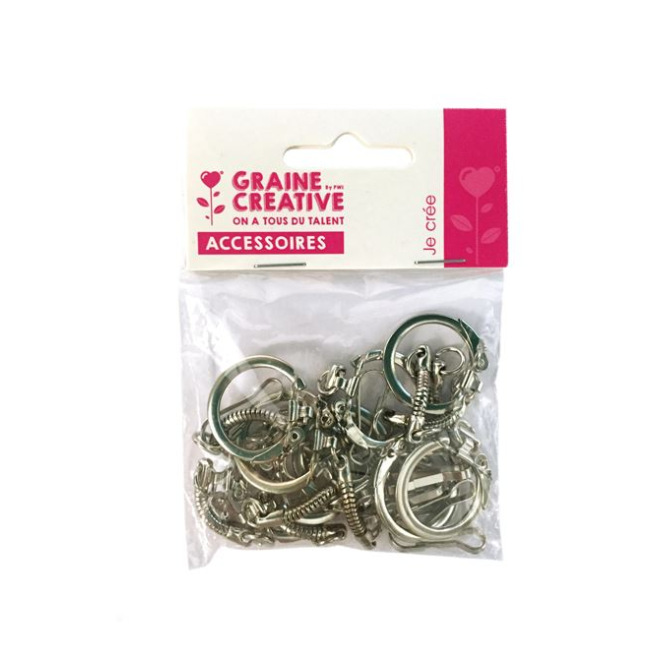 Porte-clefs mousqueton - Graine Créative