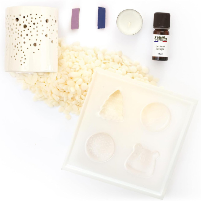 Graine Créative DIY Kit L'Atelier Fondant Bloemenkaarsen