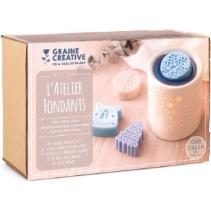 Graine Créative DIY Kit L'Atelier Fondant Flower Candles Graine Créative DIY Kit L'Atelier Fondant Flower Candles