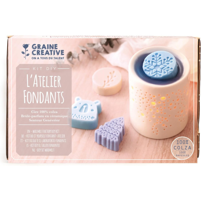 Graine Créative DIY Kit L'Atelier Fondant Bloemenkaarsen