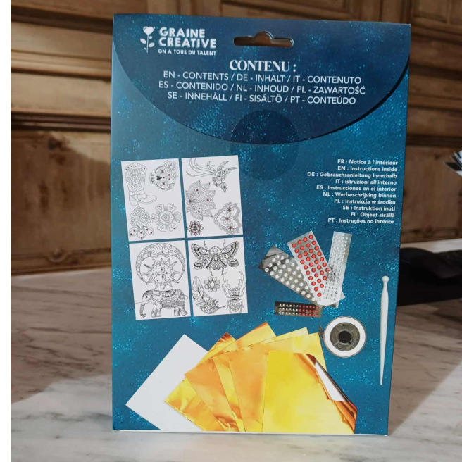Kit métal à repousser – Graine Créative Kit métal à repousser – Graine Créative
