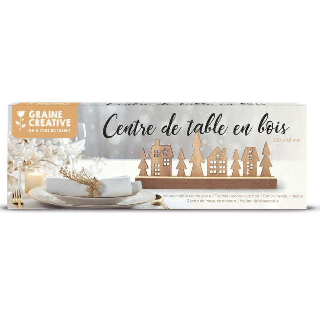 Maison bois décorative -  Graine Créative