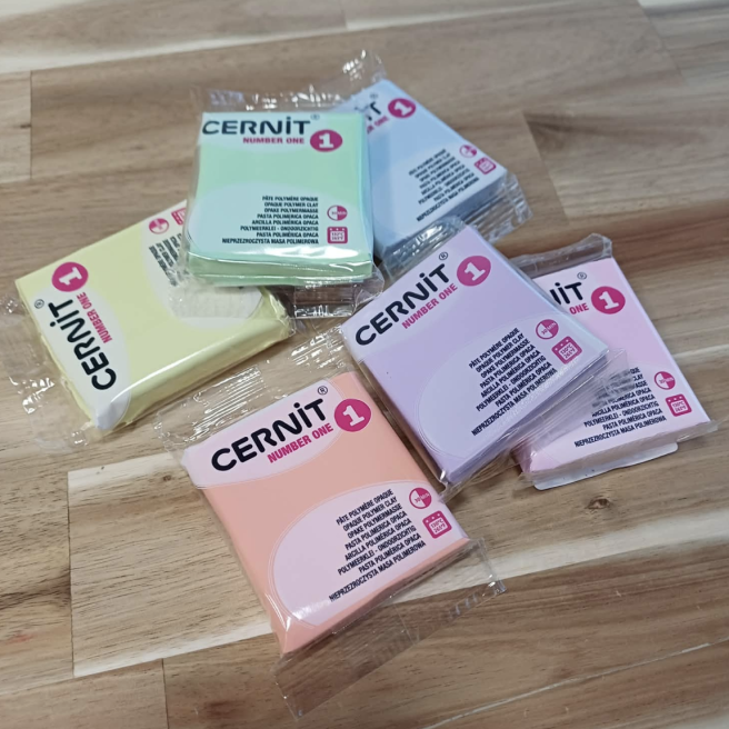 Cernit Number One Polymer Clay (opaque finish)