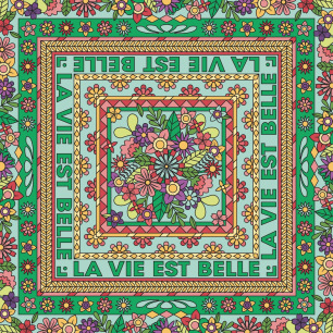 45 x 45 cm - Pongé 9 - Pre-set