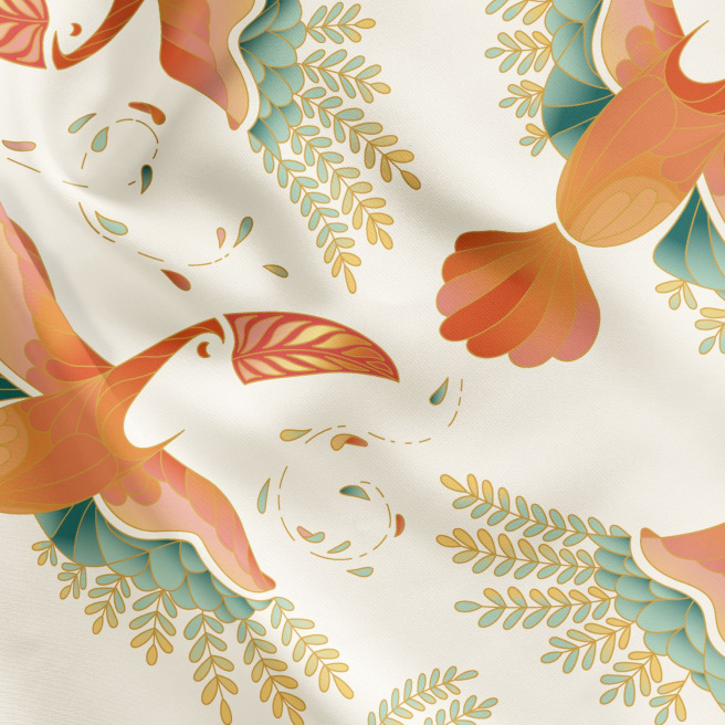 180 x 43 cm - Pongé 9 - Pré-serti