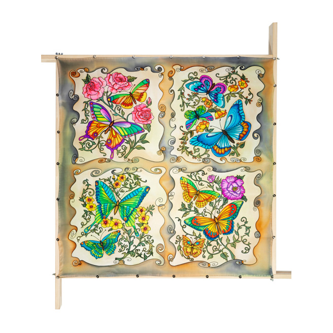 Pré-sertis IDEENGUTTA - Pongé 9 - 90x90cm