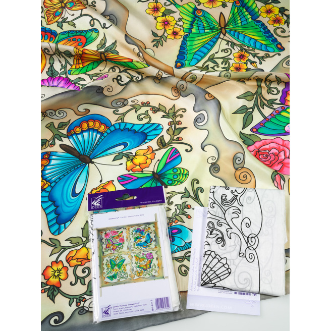 Pré-sertis IDEENGUTTA - Pongé 9 - 90x90cm