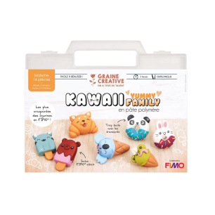 Mallette figurine FIMO 21 pièces
