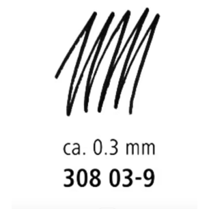 Pigment Liner - Feutre pointe calibrée - Noir - STAEDTLER