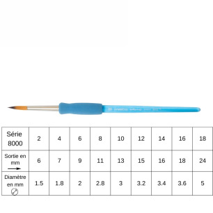 Pinceaux Symbiose Série 8000 – Raphaël