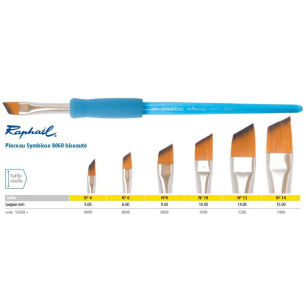 Symbiose angled brushes - Series 8060 - Raphael