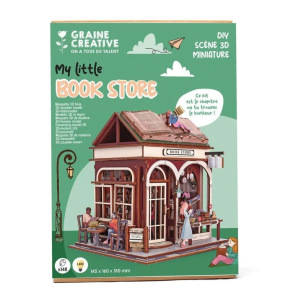 Wooden 3D Display Case – Book Nook – Graine Créative