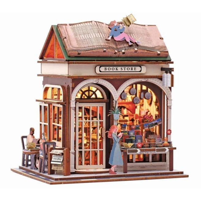 Wooden 3D Display Case – Book Nook – Graine Créative