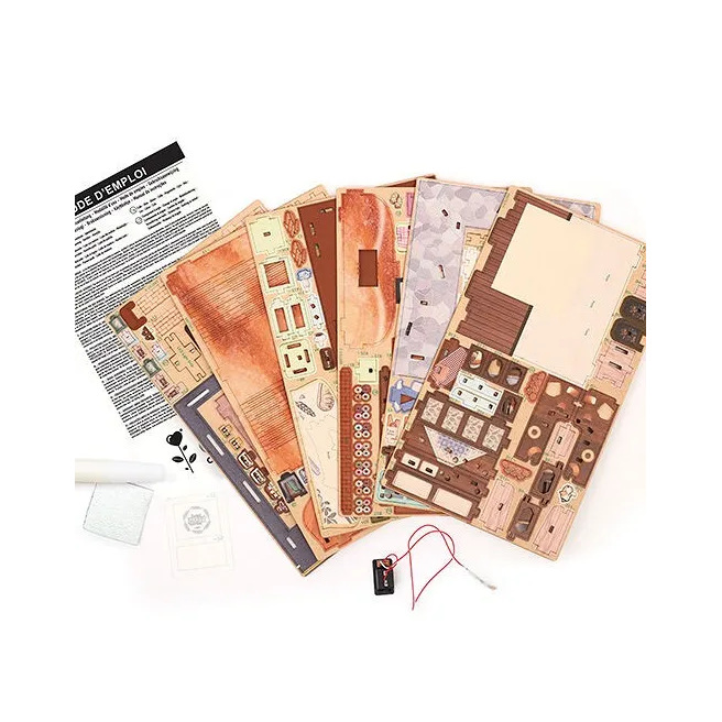 Vitrina 3D de madera – Rincón de libros – Graine Créative