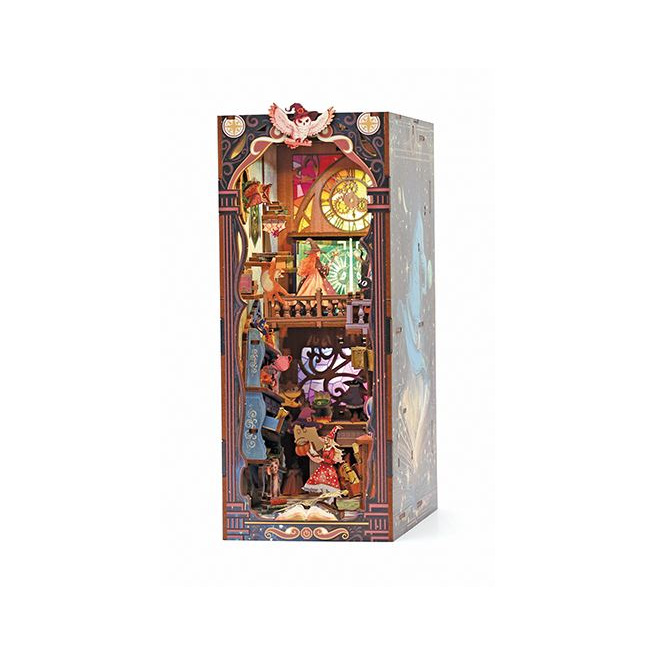 Houten 3D-vitrine – Boekenhoekje – Graine Créative