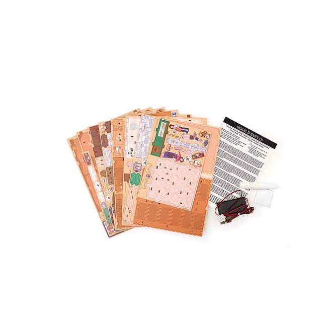 Vitrina 3D de madera – Rincón de libros – Graine Créative
