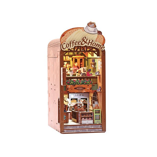 Houten 3D-vitrine – Boekenhoekje – Graine Créative