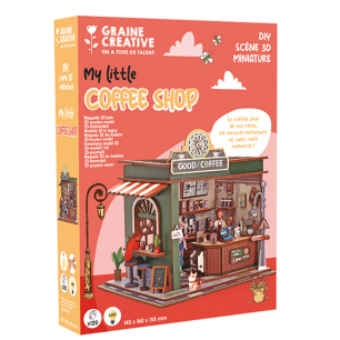 Houten 3D-vitrine – Boekenhoekje – Graine Créative