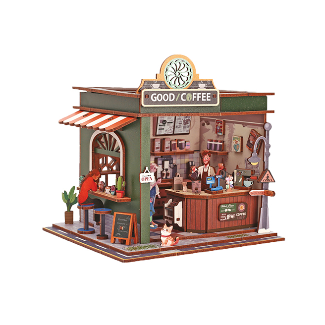 Vitrine 3D bois - Booknook - Graine Créative