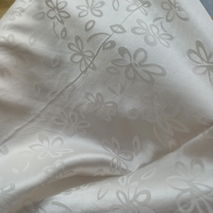 Crêpe Satin 12 Jacquard Pure soie - Au mètre