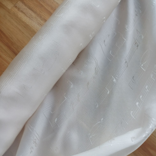 Crêpe Satin 12 Jacquard Pure soie - Au mètre