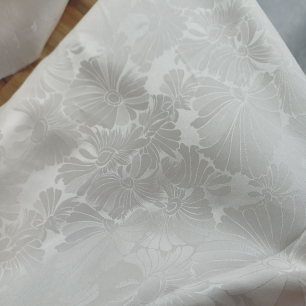 Crêpe Satin 12 Jacquard Pure soie - Au mètre