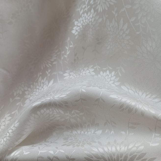 Crêpe Satin 12 Jacquard Pure soie - Au mètre