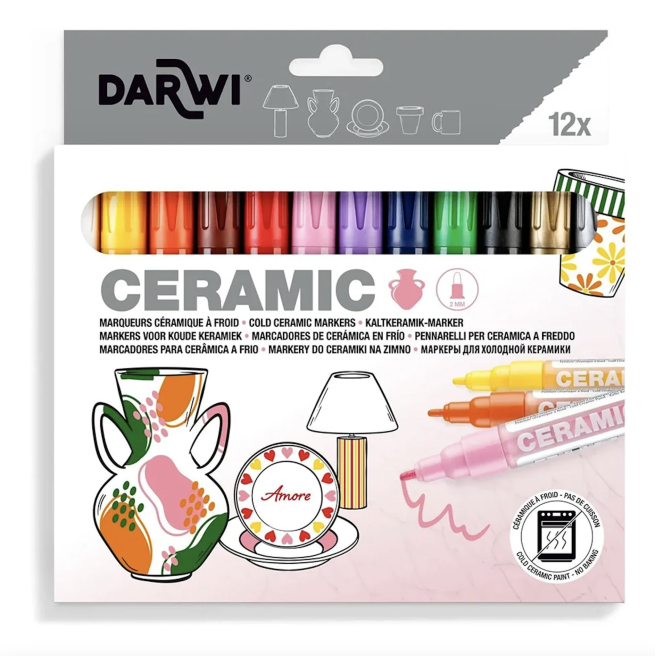 Marqueur pour porcelaine et céramique 