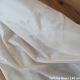 taffetas de soie blanc