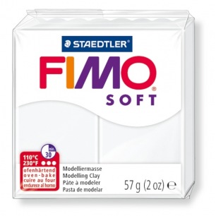 Arcilla polimérica de plástico Fimo suave, 57g, color blanco - AliExpress