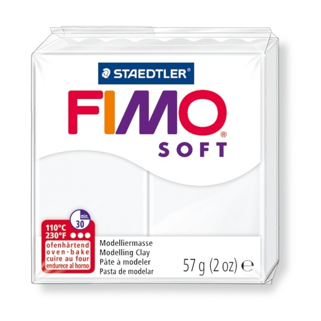 Fimo Soft 57 g blanc