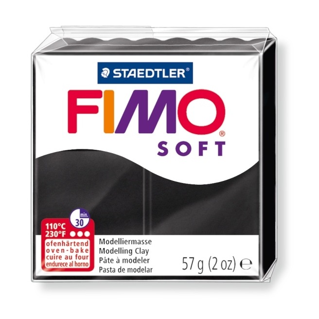 Fimo Soft 57 g noir Fimo Soft 57 g noir