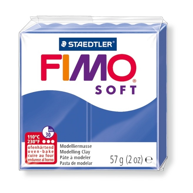 Fimo Soft 57 g bleu brillant Fimo Soft 57 g bleu brillant