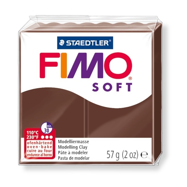 Fimo Soft 57 g chocolat