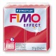 Fimo Effect 56 g rouge rubis métallisé