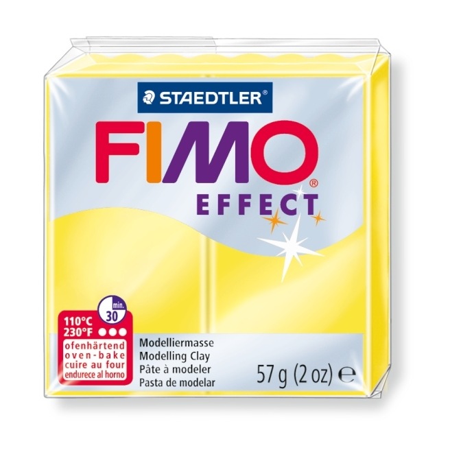 Fimo Effect 56 g transparent jaune
