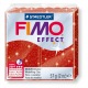 Fimo Effect polymer clay : Color category :Red - Pink, Couleurs:Glitter Rouge