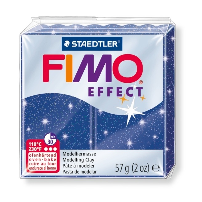 Fimo Effect 56 g glitter bleu Fimo Effect 56 g glitter bleu