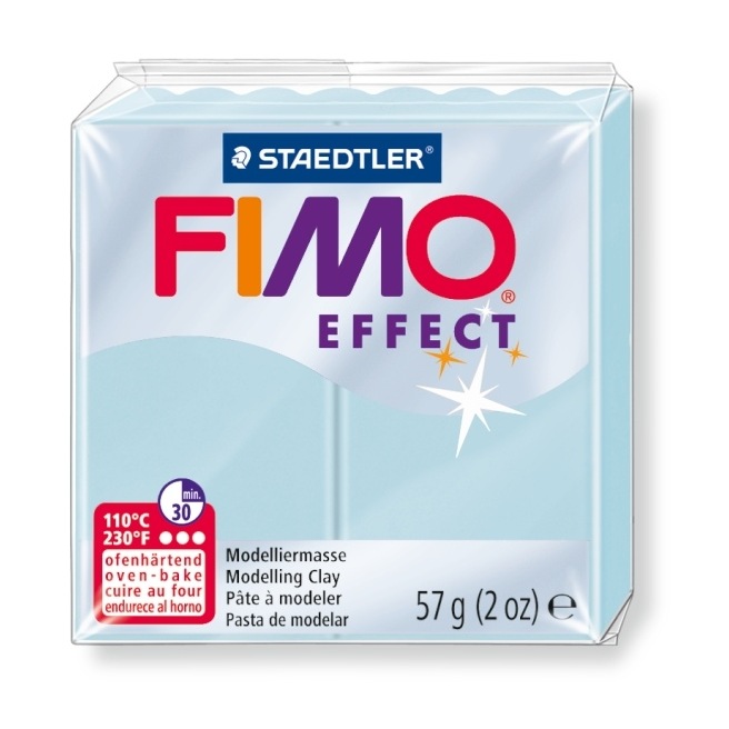 Fimo Effect 56 g bleu quartz nacré