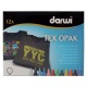 Darwi Tex Opak 2mm fabric marker : Couleurs:Pack de 12 couleurs