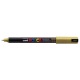 Posca acrylic marker : Color category :Yellow - Orange, Pointe:PC-1MR (extra-fin 0,7mm), Couleurs:Or