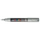 Posca acrylic marker : Color category :Black - Gray, Pointe:PC-1MC (extra-fin 1mm), Couleurs:Argent