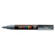 Posca acrylic marker : Color category :Black - Gray, Pointe:PC-1MC (extra-fin 1mm), Couleurs:Gris