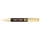 Posca acrylic marker : Color category :White - Beige, Pointe:PC-1MC (extra-fin 1mm), Couleurs:Ivoire