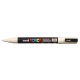 Posca acrylic marker : Color category :White - Beige, Pointe:PC-3M (fin 1,5 mm), Couleurs:Beige