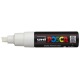 Posca acrylic marker : Color category :White - Beige, Pointe:PC-8K (large 8 mm), Couleurs:Blanc