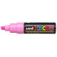 Posca acrylic marker : Color category :Red - Pink, Pointe:PC-8K (large 8 mm), Couleurs:Rose fluo