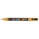 Posca acrylic marker : Color category :Yellow - Orange, Pointe:PC-3M (fin 1,5 mm), Couleurs:Orange pailleté