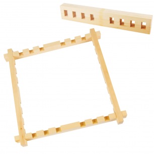 Silk notched frame Silk notched frame