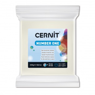 Cernit Number One Polymer Clay (opaque finish) - 250 g Cernit Number One Polymer Clay (opaque finish) - 250 g